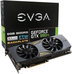 VGA EVGA GEFORCE GTX980 TI FTW ACX 2.0+ 6GB GDDR5 PCI-E RETAIL