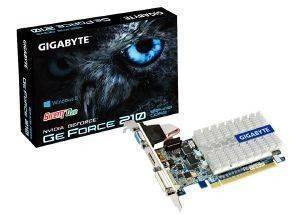 VGA GIGABYTE GEFORCE 210 GV-N210SL-1GI 1GB DDR3 PCI-E RETAIL VGA GIGABYTE GEFORCE 210 GV-N210SL-1GI 1GB DDR3 PCI-E RETAIL