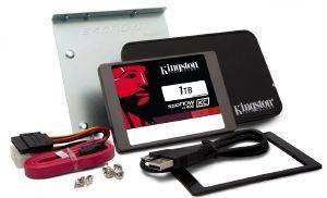 SSD KINGSTON SKC400S3B7A/1T SSDNOW KC400 1TB 2.5\'\' SATA3 7MM UPGRADE BUNDLE KIT