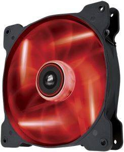 CORSAIR AIR SERIES SP140 LED RED HIGH STATIC PRESSURE 140MM FAN SINGLE PACK