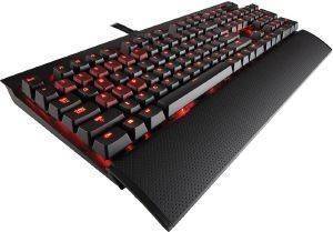  CORSAIR GAMING K70 MECHANICAL GAMING BACKLIT RED LED CHERRY MX BLUE (US)