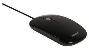 SWEEX NPMI1101-00 ULTRA SLIM OPTICAL USB MOUSE BLACK