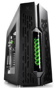 CASE DEEPCOOL GENOME BLACK/GREEN CASE DEEPCOOL GENOME BLACK/GREEN