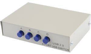 GEMBIRD DSU-4 DATA SWITCH MANUAL USB FOR 4 DEVICES