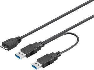 GOOBAY GOOBAY 95746 USB3.0 DUAL POWER SUPERSPEED CABLE 0.3M