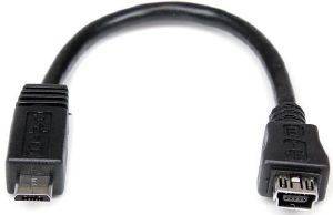 STARTECH MICRO USB TO MINI USB ADAPTER CABLE M/F 15CM STARTECH MICRO USB TO MINI USB ADAPTER CABLE M/F 15CM