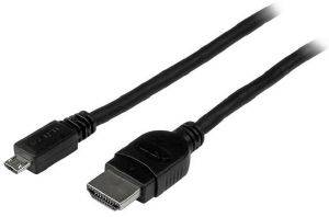 STARTECH PASSIVE MICRO USB TO HDMI MHL CABLE 3M BLACK STARTECH PASSIVE MICRO USB TO HDMI MHL CABLE 3M BLACK