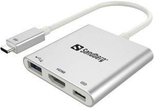 SANDBERG 136-00 USB-C MINI DOCK HDMI+USB