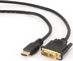 CABLEXPERT CC-HDMI-DVI-10 HDMI TO DVI MALE-MALE CABLE WITH GOLD-PLATED CONNECTORS 3M CABLEXPERT CC-HDMI-DVI-10 HDMI TO DVI MALE-MALE CABLE WITH GOLD-PLATED CONNECTORS 3M