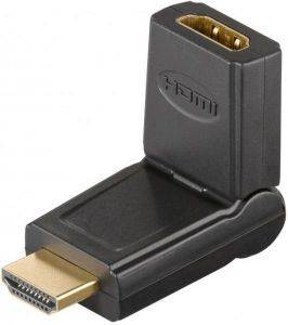 GOOBAY 51721 HDMI ADAPTER HDMI CONNECTOR SWIVEL 180 - HDMI INPUT BLACK