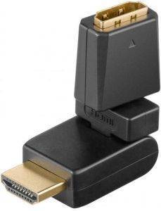 GOOBAY 60757 HDMI ADAPTER HDMI CONNECTOR SWIVEL 360° - HDMI INPUT BLACK GOOBAY 60757 HDMI ADAPTER HDMI CONNECTOR SWIVEL 360° - HDMI INPUT BLACK