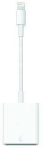 APPLE MD822ZM/A 8-PIN LIGHTNING TM TO SECURE DIGITAL CARD CAMERA READER APPLE MD822ZM/A 8-PIN LIGHTNING TM TO SECURE DIGITAL CARD CAMERA READER