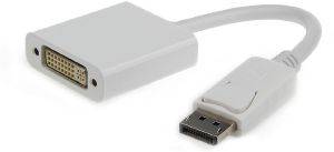 CABLEXPERT A-DPM-DVIF-002-W DISPLAYPORT TO DVI ADAPTER CABLE WHITE