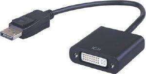 VALUELINE VLCP37250B0.20 DISPLAYPORT TO DVI CABLE M/F 0.2M BLACK VALUELINE VLCP37250B0.20 DISPLAYPORT TO DVI CABLE M/F 0.2M BLACK