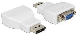 DELOCK 65568 ADAPTER DISPLAYPORT MALE - VGA FEMALE WHITE DELOCK 65568 ADAPTER DISPLAYPORT MALE - VGA FEMALE WHITE