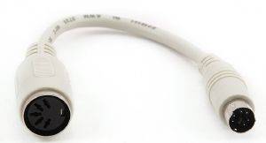 CABLEXPERT CC-178 PS/2 ADAPTER DIN5F/MD6M 5C 15CM MOLDED CABLE CABLEXPERT CC-178 PS/2 ADAPTER DIN5F/MD6M 5C 15CM MOLDED CABLE