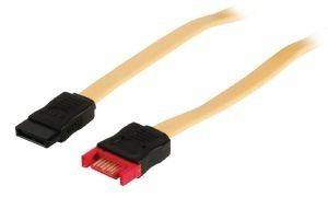 VALUELINE VLCP73205Y0.50 SATA 6GB/S DATA EXTENSION CABLE 7-PIN F/M 0.5M YELLOW
