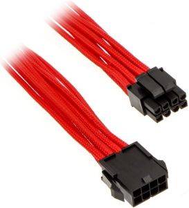 PHANTEKS 8-PIN EPS12V EXTENSION 50CM SLEEVED RED