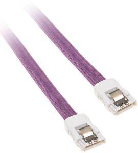 BITFENIX SATA 3 CABLE 30CM - SLEEVED VIOLET/WHITE