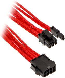 PHANTEKS 6+2-PIN PCIE EXTENSION 50CM SLEEVED RED