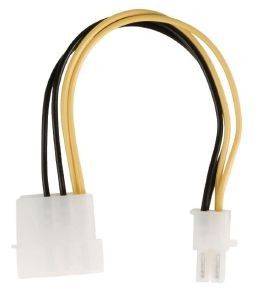 VALUELINE VLCP74340V0.15 INTERNAL POWER ADAPTER CABLE P4 MALE - MOLEX MALE 0.15M MULTICOLOUR