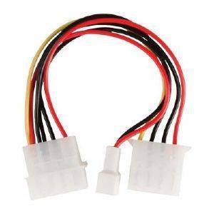 VALUELINE VLCP74030V0.15 INTERNAL POWER ADAPTER CABLE MOLEX MALE - FEMALE + 3-PIN FAN POWER 0.15M