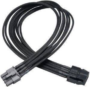 AKASA AK-CBPW09-40BK FLEXA V8 BLACK FULLY BRAIDED 8 PIN VGA PSU 40CM EXTENSION CABLE