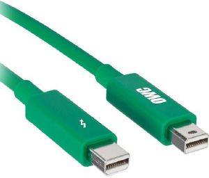 OWC THUNDERBOLT CABLE 1.0M GREEN