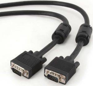 CABLEXPERT CC-PPVGA-6B PREMIUM VGA HD15M/HD15M DUAL-SHIELDED WITH 2 FERRITE CORES 1.8M BLACK CABLEXPERT CC-PPVGA-6B PREMIUM VGA HD15M/HD15M DUAL-SHIELDED WITH 2 FERRITE CORES 1.8M BLACK