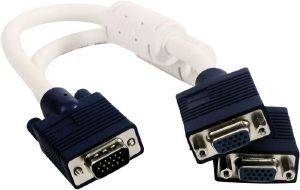 SANDBERG VGA Y-SPLITTER 1 TO 2, PASSIVE