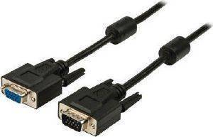 VALUELINE VLCP 59100 B20.00 VGA CABLE VGA MALE - VGA FEMALE 20M BLACK