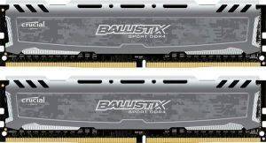 RAM CRUCIAL BLS2C4G4D240FSB 8GB (2X4GB) DDR4 2400MHZ BALLISTIX SPORT LT DUAL CHANNEL KIT
