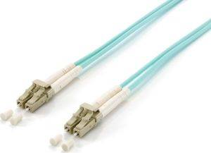 EQUIP 255411 FIBER OPTIC PATCHCABLE LC-LC DUPLEX MM 50/125 OM3 LSOH 1M