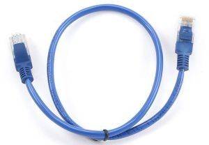CABLEXPERT PP6-0.5M/B BLUE PATCH CORD CAT6 MOLDED STRAIN RELIEF 50U PLUGS 0.5M