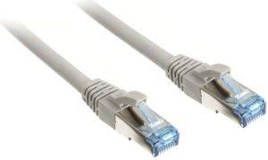 INLINE PATCH CABLE CAT.6A S/FTP (PIMF) 500MHZ GREY 0.5M