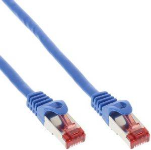 INLINE PATCH CABLE S/FTP PIMF CAT.6 250MHZ PVC CCA BLUE 3M