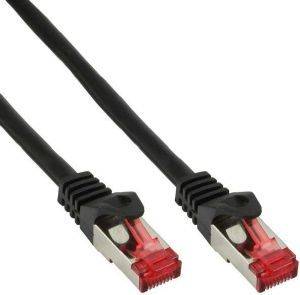 INLINE PATCH CABLE S/FTP PIMF CAT.6 250MHZ PVC CCA BLACK 3M INLINE PATCH CABLE S/FTP PIMF CAT.6 250MHZ PVC CCA BLACK 3M