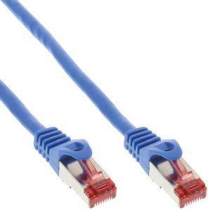 INLINE PATCH CABLE S/FTP PIMF CAT.6 250MHZ COPPER HALOGEN FREE BLUE 1.5M