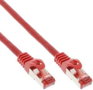 INLINE PATCH CABLE S/FTP PIMF CAT.6 250MHZ COPPER HALOGEN FREE RED 1.5M