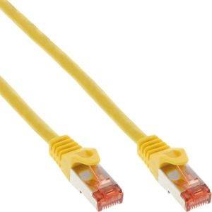 INLINE PATCH CABLE S/FTP PIMF CAT.6 250MHZ COPPER HALOGEN FREE YELLOW 1.5M