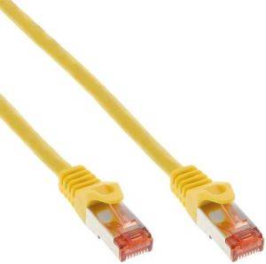 INLINE PATCH CABLE S/FTP PIMF CAT.6 250MHZ PVC CCA YELLOW 5M