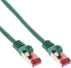 INLINE PATCH CABLE S/FTP PIMF CAT.6 250MHZ PVC CCA GREEN 5M