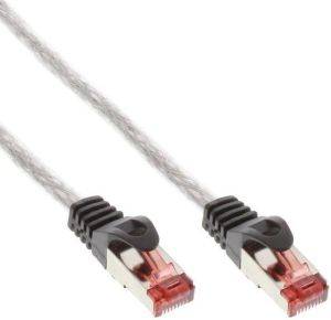 INLINE PATCH CABLE S/FTP PIMF CAT.6 250MHZ PVC COPPER TRANSPARENT 7.5M