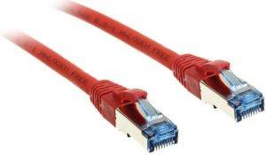 INLINE PATCH CABLE CAT.6A S/FTP (PIMF) 500MHZ RED 5M