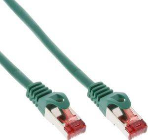 INLINE PATCH CABLE S/FTP PIMF CAT.6 250MHZ COPPER HALOGEN FREE GREEN 10M