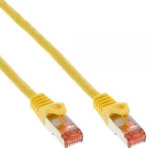 INLINE PATCH CABLE S/FTP PIMF CAT.6 250MHZ COPPER HALOGEN FREE YELLOW 10M