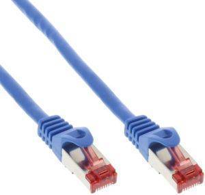 INLINE PATCH CABLE S/FTP PIMF CAT.6 250MHZ PVC COPPER BLUE 15M