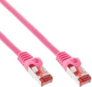 INLINE PATCH CABLE S/FTP PIMF CAT.6 250MHZ PVC COPPER PINK 15M