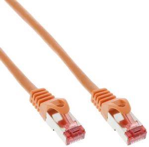 INLINE PATCH CABLE S/FTP PIMF CAT.6 250MHZ PVC COPPER ORANGE 15M