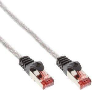 INLINE PATCH CABLE S/FTP PIMF CAT.6 250MHZ PVC COPPER TRANSPARENT 15M